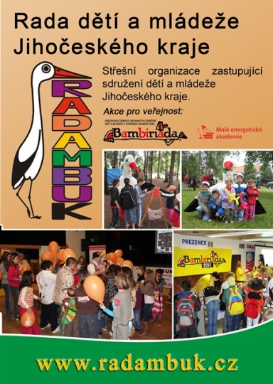 Brožura členských sdružení Rady dětí a mládeže Jihočeského kraje - německá verze