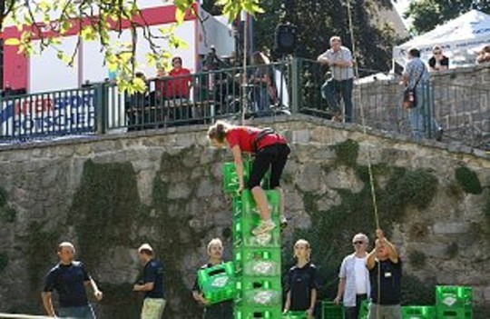7.9.2013 – 4. mistrovství – Přeborník města v lezení na přepravky ve Freistadtu