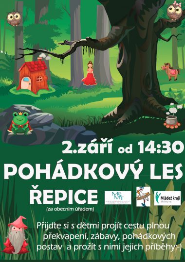 Projekt Mládež kraji- Zábavný den pro děti 1.-2.9.2017 Řepice u Strakonic