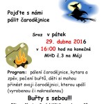 29.4.2016 - Pálení čarodějnic - M-centrum pro mladou rodinu z.s.