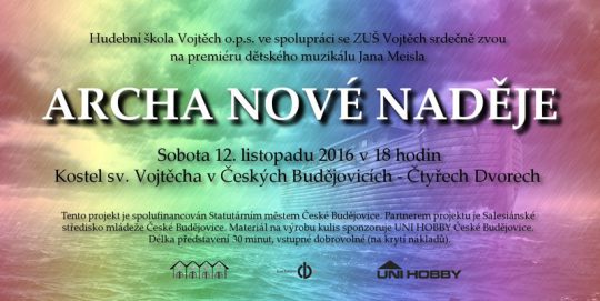 HŠV - 12.11.2016 - dětský muzikál Jana Meisla „Archa nové naděje“
