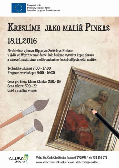 18.11.2016 - Kreslíme jako malíř Pinkas - ateliér TVOR