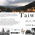 Přednáška projektu Mládež kraji - Taiwan