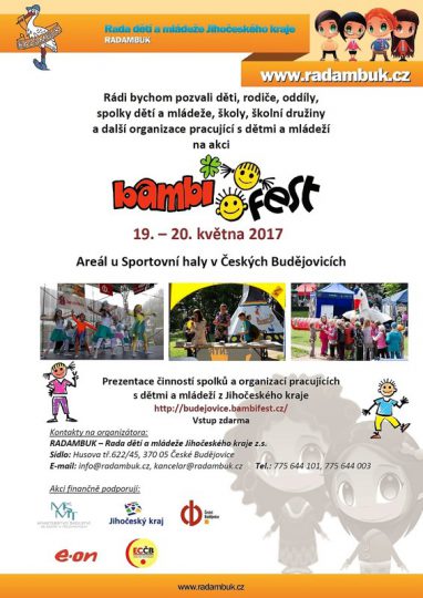 BAMBIFEST ČESKÉ BUDĚJOVICE 19.-20.5.2017