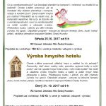 25.10.2017 - Kompost ve škole či doma, 31.10.2017 - Výroba hmyzího hotelu - Kamínky z.s.