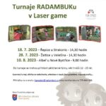 Turnaje RADAMBUKu v Laser game